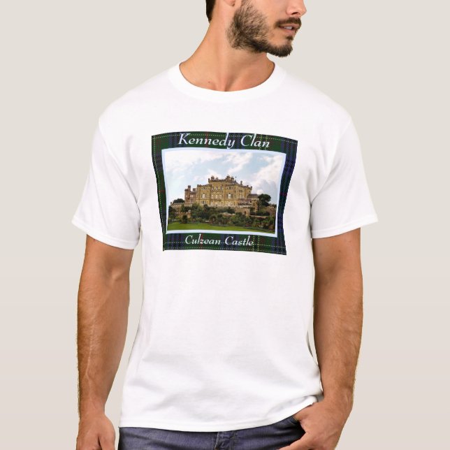 Kennedy Clans Culzean Castle & Tartan T - Shirt (Vorderseite)