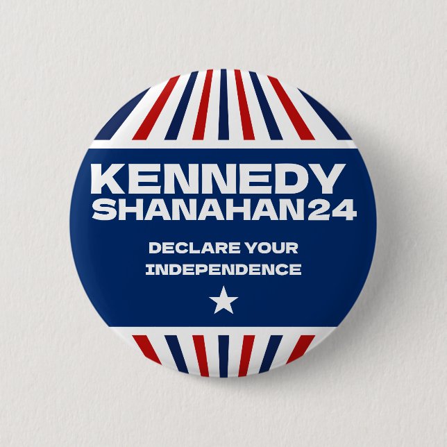 Kennedy Declare your Independence 2024 Button (Vorderseite)