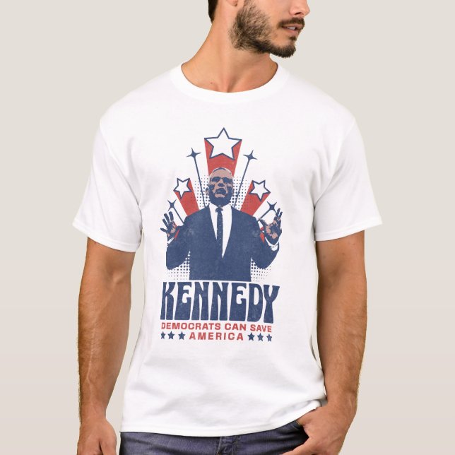 Kennedy-Demokraten können Amerika RFK Jr. 2024 Ger T-Shirt (Vorderseite)