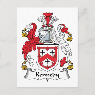 Kennedy Familienwappen Postkarte