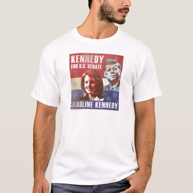 Kennedy fängt Kampagne für Senat an T-Shirt (Vorderseite)