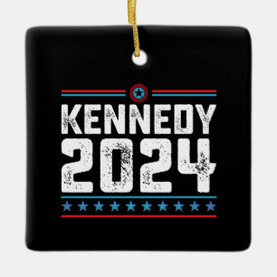 Kennedy für Präsident 2024 Keramikornament