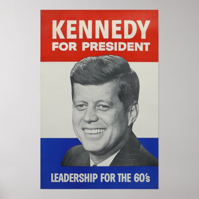 Kennedy für Präsident Poster (Vorne)