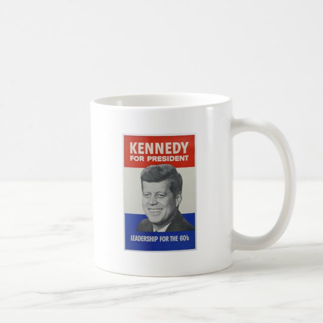 Kennedy für Präsidenten Kaffeetasse (Rechts)