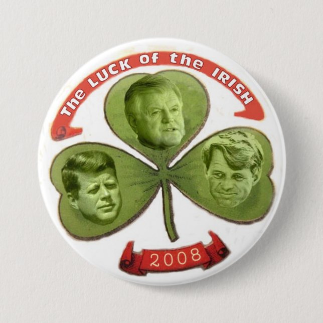 Kennedy-Glück o der irische Knopf Button (Vorderseite)