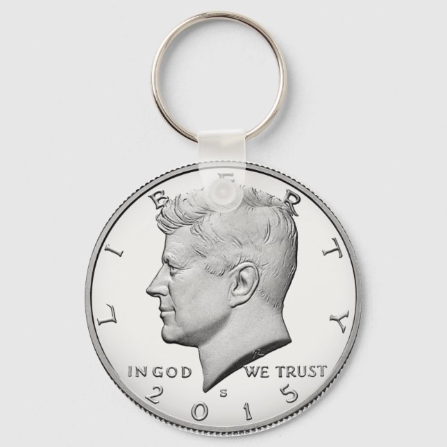 Kennedy Halb Dollar Image Schlüsselanhänger (Vorderseite)