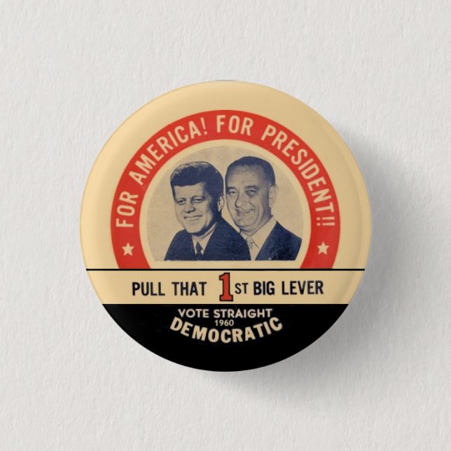 Kennedy/Johnson Button (Vorderseite)