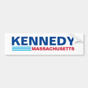 KENNEDY/MASSACHUSETTS AUTOAUFKLEBER