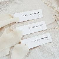 KENNEDY Modern Simple Slender Platzkarte Name Card