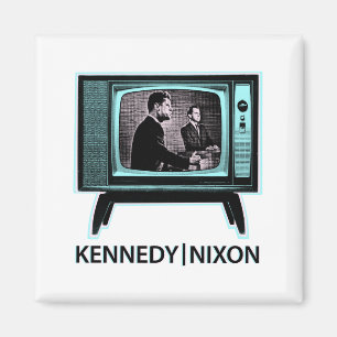 Kennedy Nixon 1960 Fernsehdebatte Magnet