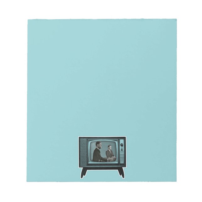 Kennedy Nixon 1960 Fernsehdebatte Notizblock (Vorderseite)