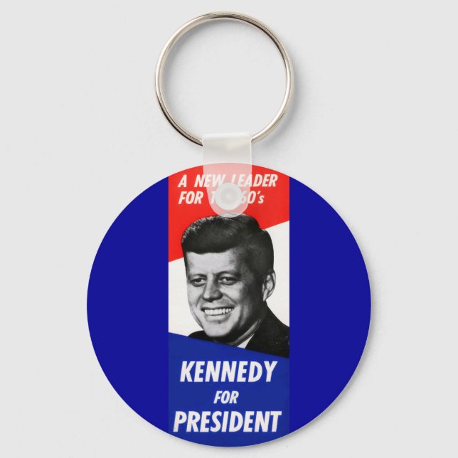 Kennedy-Präsidentschaftskampagne 1960 Schlüsselanhänger (Vorderseite)