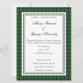 Kennedy Scottish Wedding Einladung