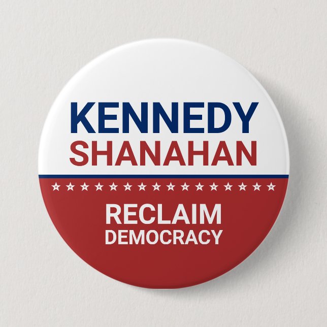 Kennedy Shanahan Wahl 2024 Button (Vorderseite)