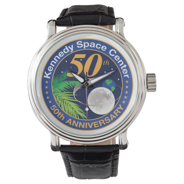 Kennedy Space Center (50. Jahrestag) Armbanduhr (Vorderseite)
