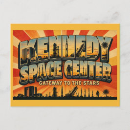 Kennedy Space Center Florida Tor zur Sternenwelt Postkarte