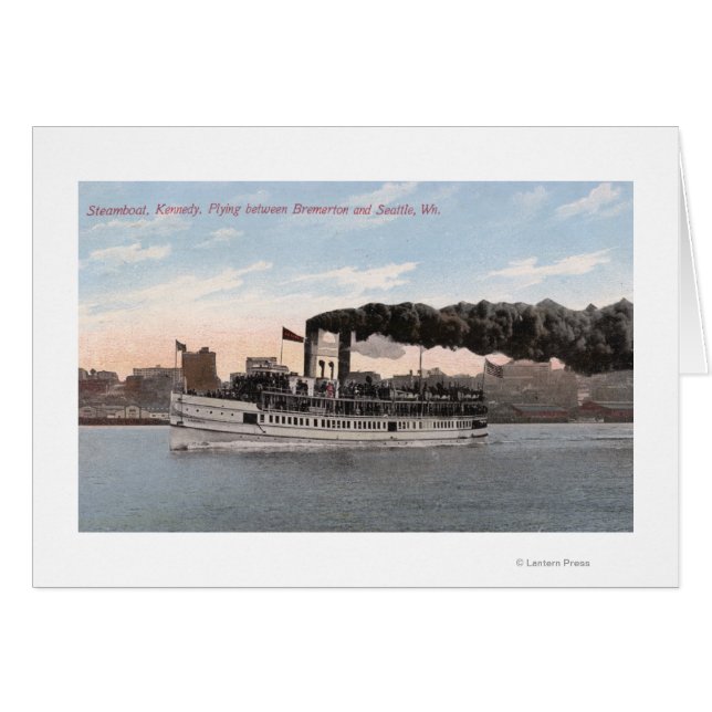 Kennedy Steamboat Verlassend für Bremerton (Vorderseite (Horizontal))