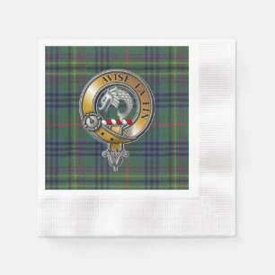 Kennedy Tartan & Abzeichen Serviette