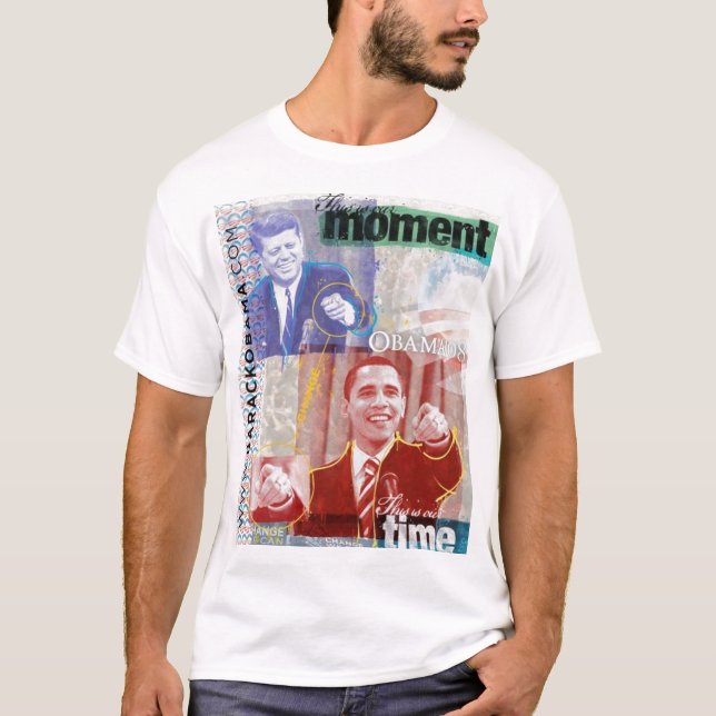 Kennedy und Obama T-Shirt (Vorderseite)