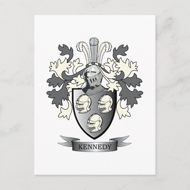 Kennedy-Wappen Postkarte (Vorderseite)