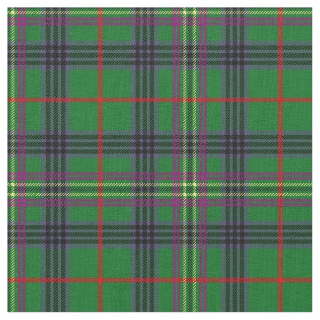 Kennedytartan-Druck Stoff (Nahaufnahme)