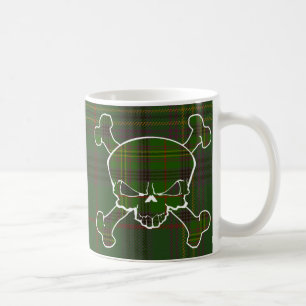 Kennedytartan-Schädel keine Fahne Tasse