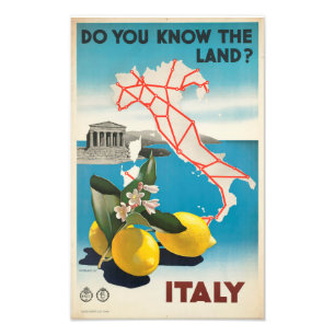 Kennen Sie das Land? Italien-Foto-Druck Fotodruck