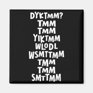 Kennen Sie den Muffin-Mann Dyktmm Nostalgie Lustig Magnet