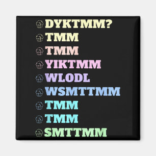 Kennen Sie den Muffin-Mann Dyktmm Nostalgie Lustig Magnet