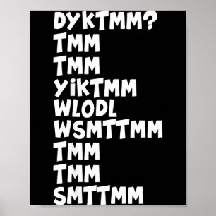 Kennen Sie den Muffin-Mann Dyktmm Nostalgie Lustig Poster