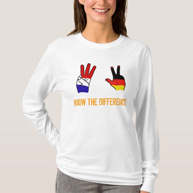 KENNEN SIE DEN UNTERSCHIED T-Shirt (Vorderseite)