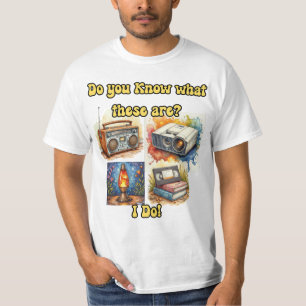 Kennen Sie diese Dinge? Ich schon! – Retro Nostalg T-Shirt