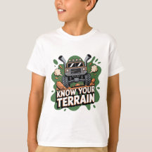 Kennen Sie Ihr Terrain Grüner 4x4 Geländewagen Car