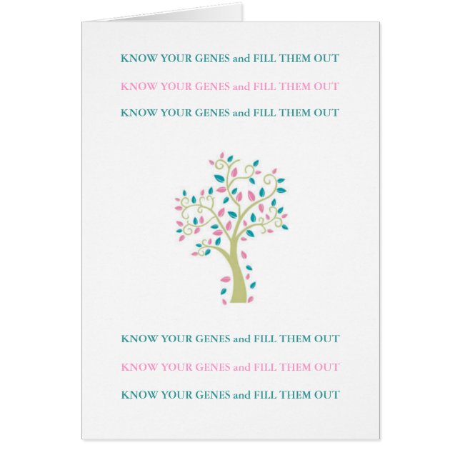 KENNEN SIE IHRE GENE U. ERGÄNZEN SIE SIE! (Vorne)