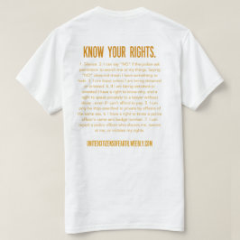 Kennen Sie Ihre Rechte T-Shirt