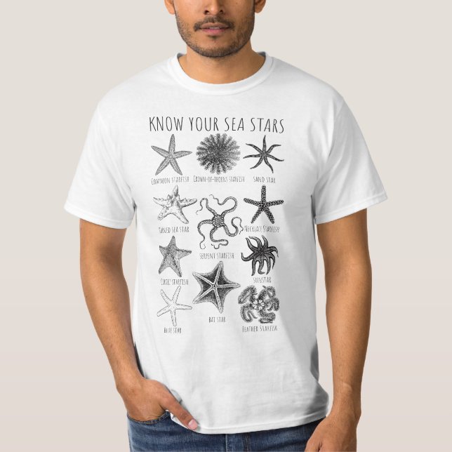 Kennen Sie Ihre Seesterne - Starfish Groups T-Shirt (Vorderseite)