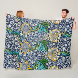 Kennet Pattern (von William Morris) Fleecedecke