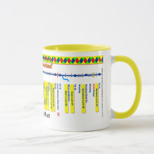 Kennet und Avon-Kanal-Weg-Karte (4 von 4) Tasse