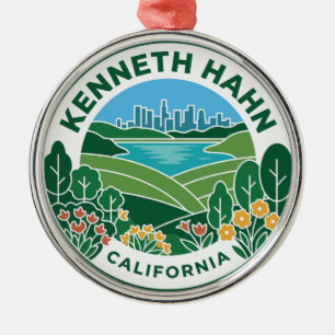 Kenneth Hahn State Recreation Area Kalifornien Ornament Aus Metall