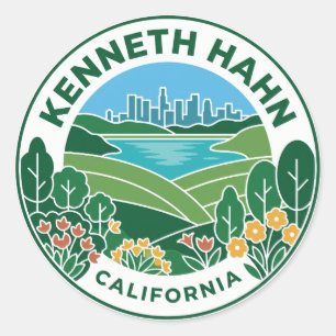 Kenneth Hahn State Recreation Area Kalifornien Runder Aufkleber
