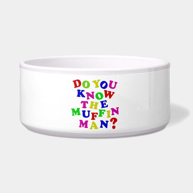 Kennst du den Muffin Man? Napf (Vorderseite)