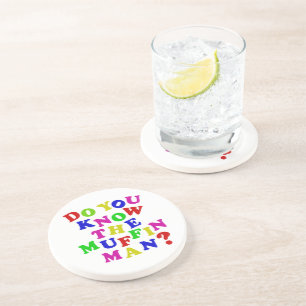 Kennst du den Muffin Man? Sandstein Untersetzer