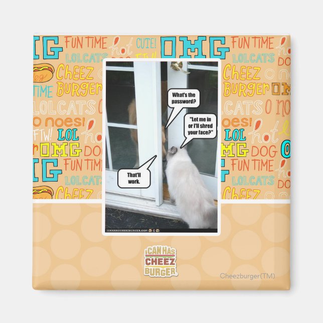 Kennwort bitte magnet (Vorne)