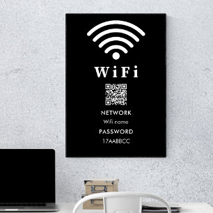 Kennwort für den Wifi-QR-Code   Scan zum Verbinden Poster