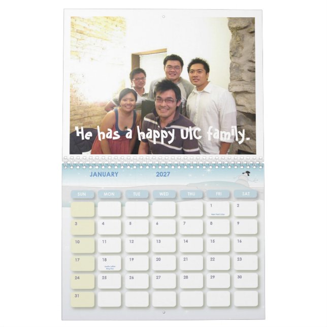 Kenny Liang Kalender (Jan 2027)