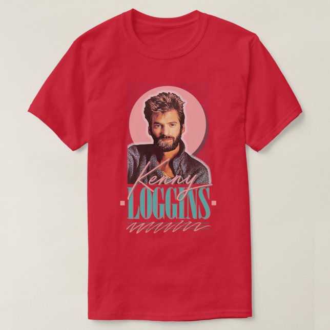 Kenny Loggins 80er Aesthetic Fan Art Design 1 T-Shirt (Design vorne)