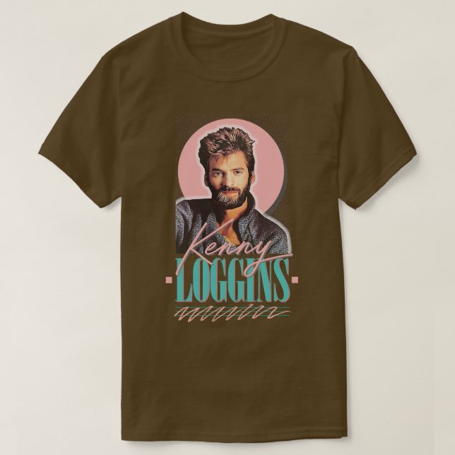 Kenny Loggins 80er Aesthetic Fan Art Design 1 T-Shirt (Design vorne)