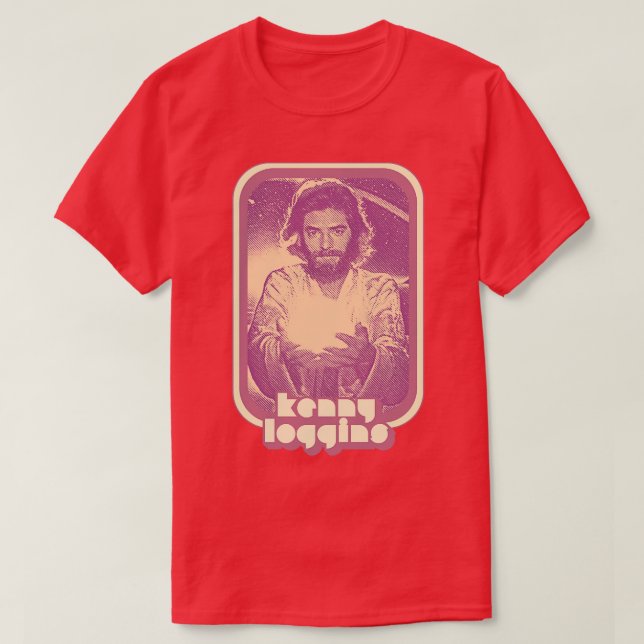 Kenny Loggins Retro ästhetisches Fandesign der 198 T-Shirt (Design vorne)