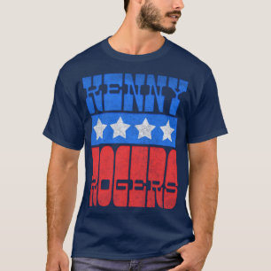 Kenny Rogers VintageStyle Lover Design T-Shirt