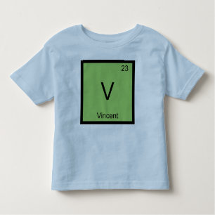 Kennzeichen Chemie Element Periodische Tabelle Kleinkind T-shirt